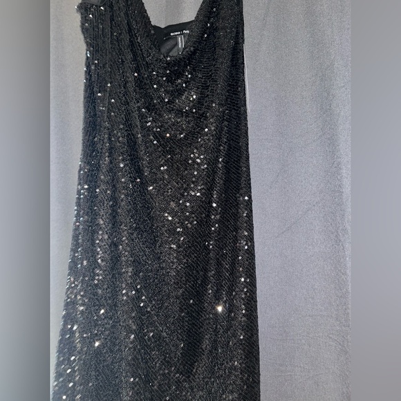 BCBG Paris Women's Sequin Slip on lined Dress NWT Size Large (12-14) 😍 🤩 - Picture 13 of 13